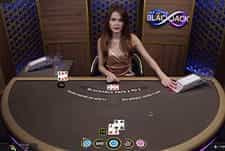 The Infinite Blackjack live casino game.