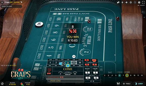 Joac? Craps Online live